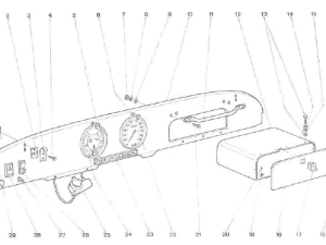 Cuadro instrumentos y limpiaparabrisas