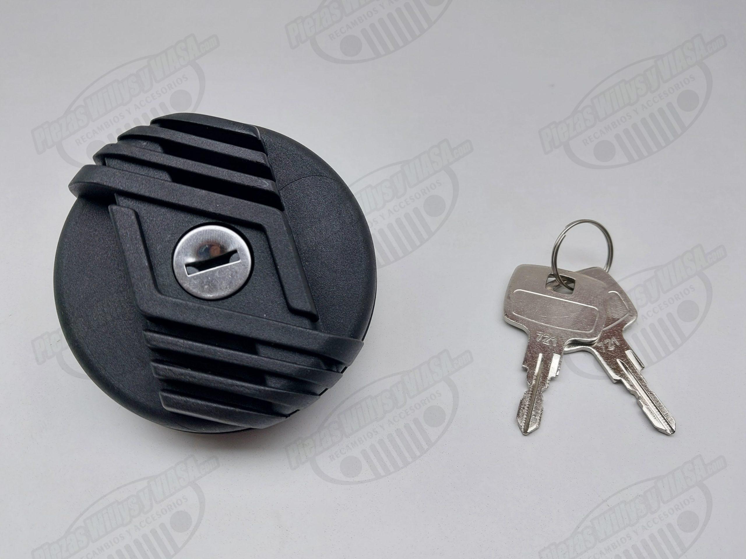 tapon deposito con llave