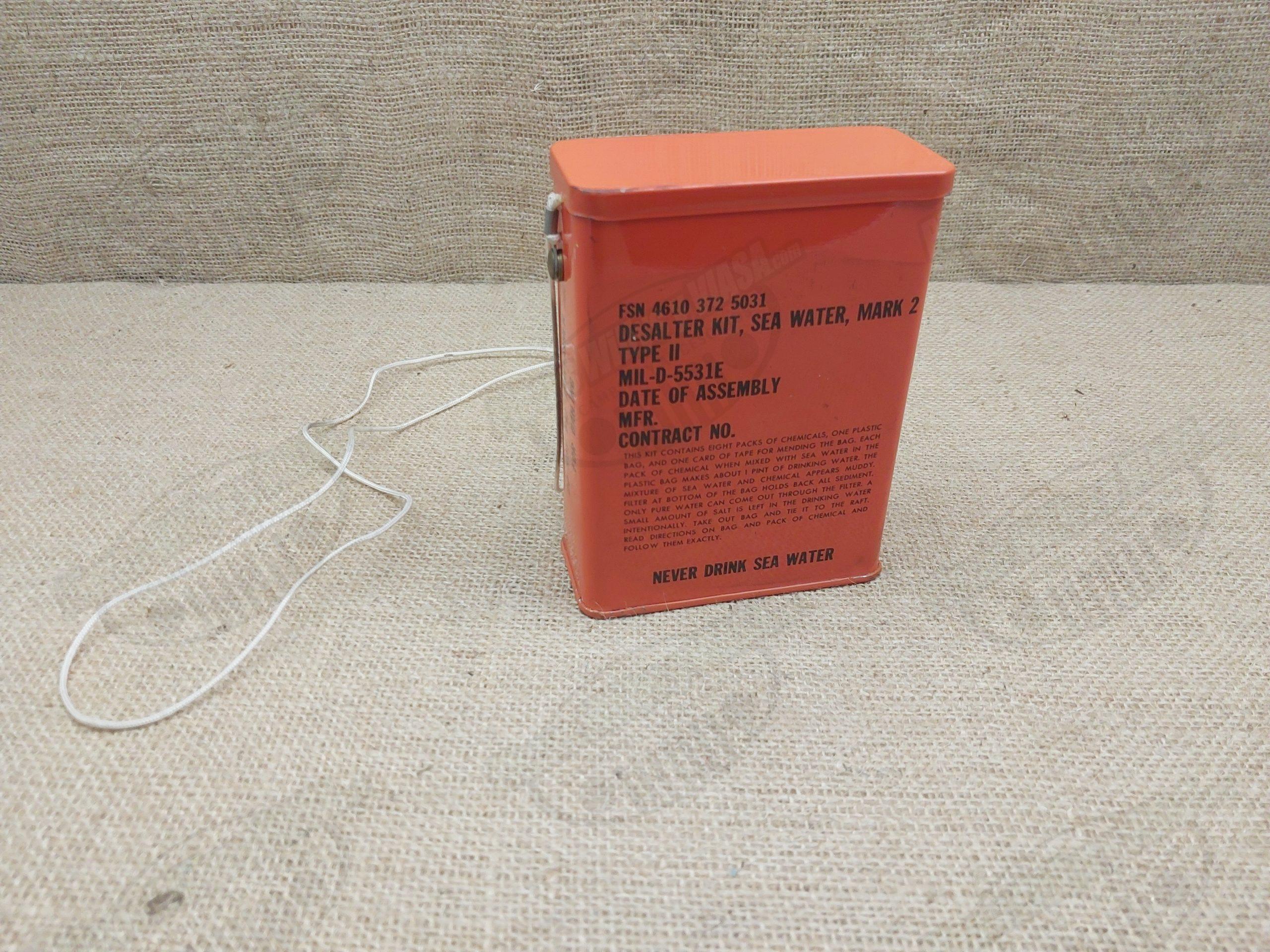 bote de kit de desalinizacion de agua (vacio)