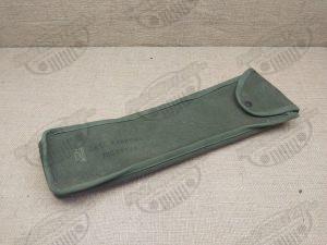 funda militar lona caqui dos bolsillos