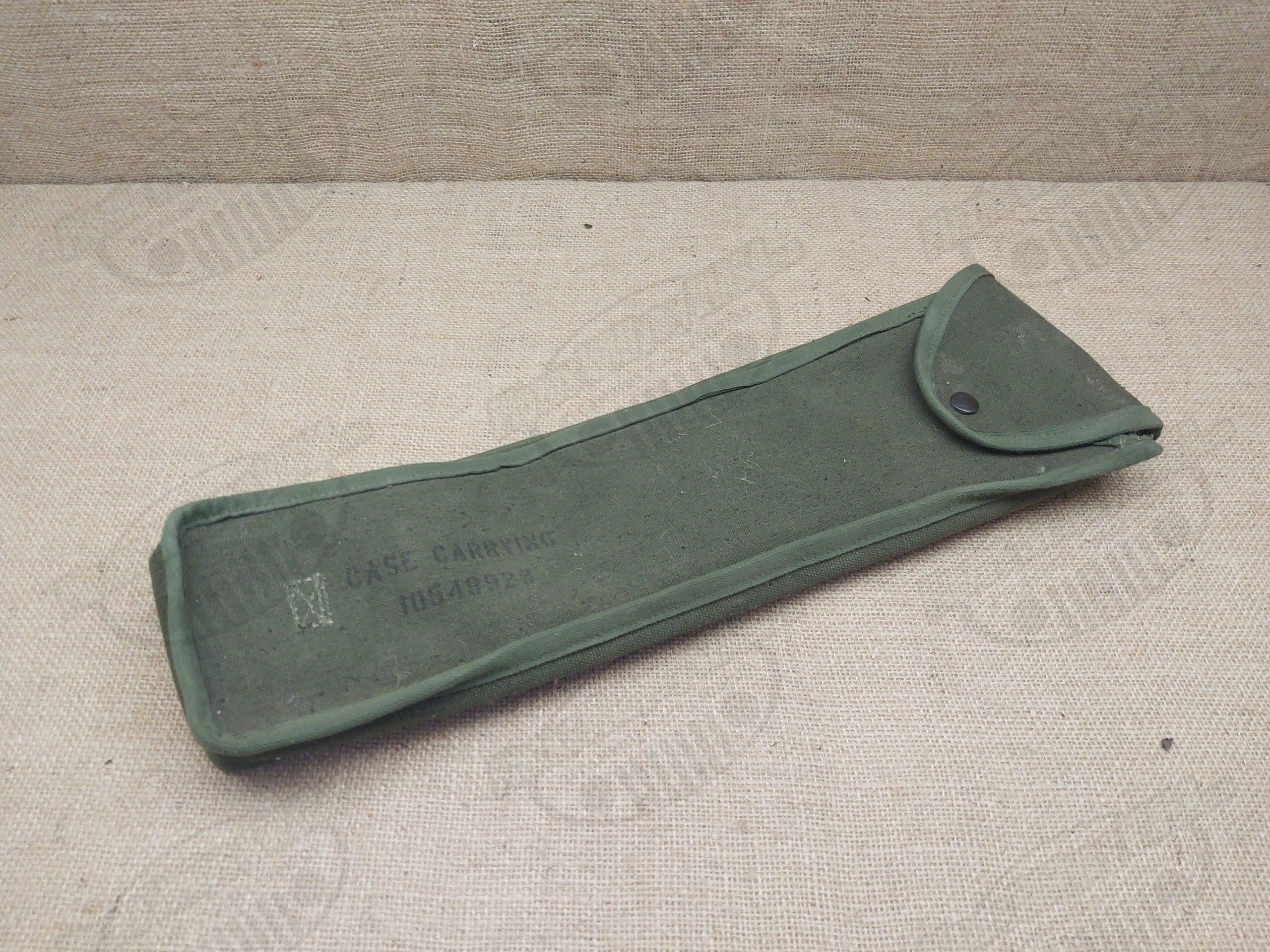 funda militar lona caqui dos bolsillos