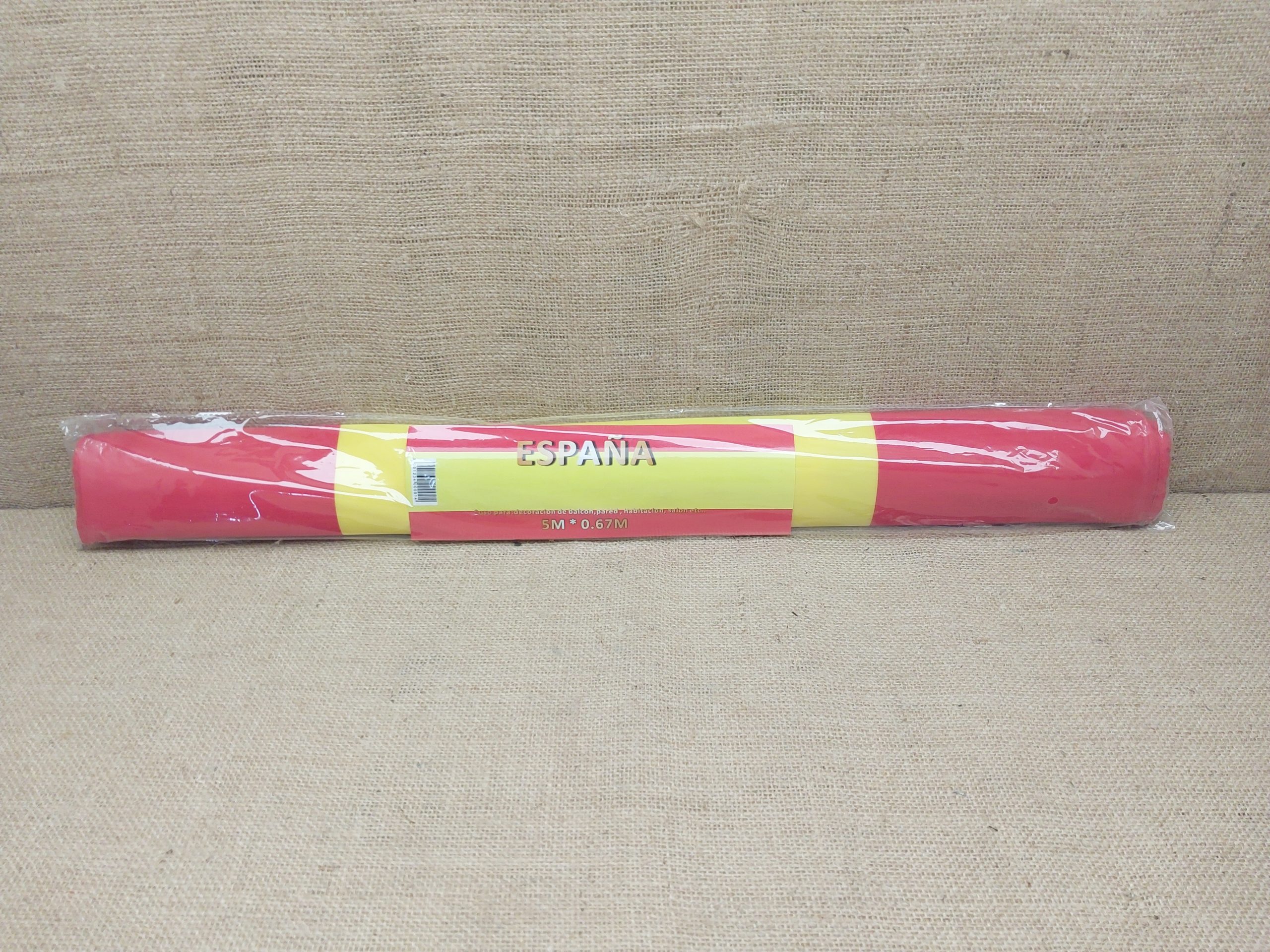 bandera españa balconera 0,67 x 5 metros