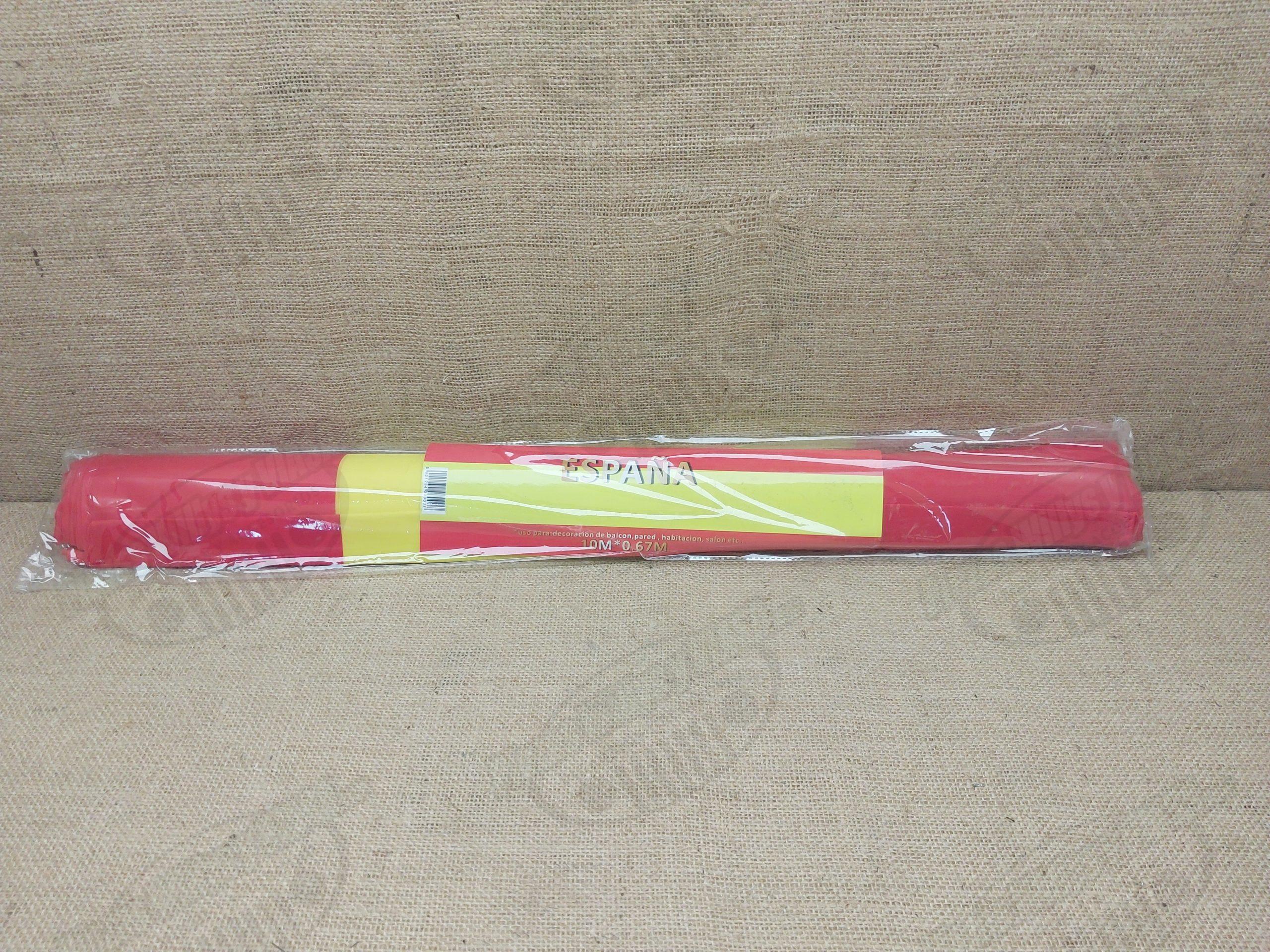 bandera españa balconera 0,67 x 10 metros