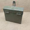 caja metalica militar antigua