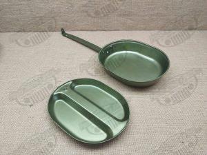 sarten marmita aluminio verde 2 piezas