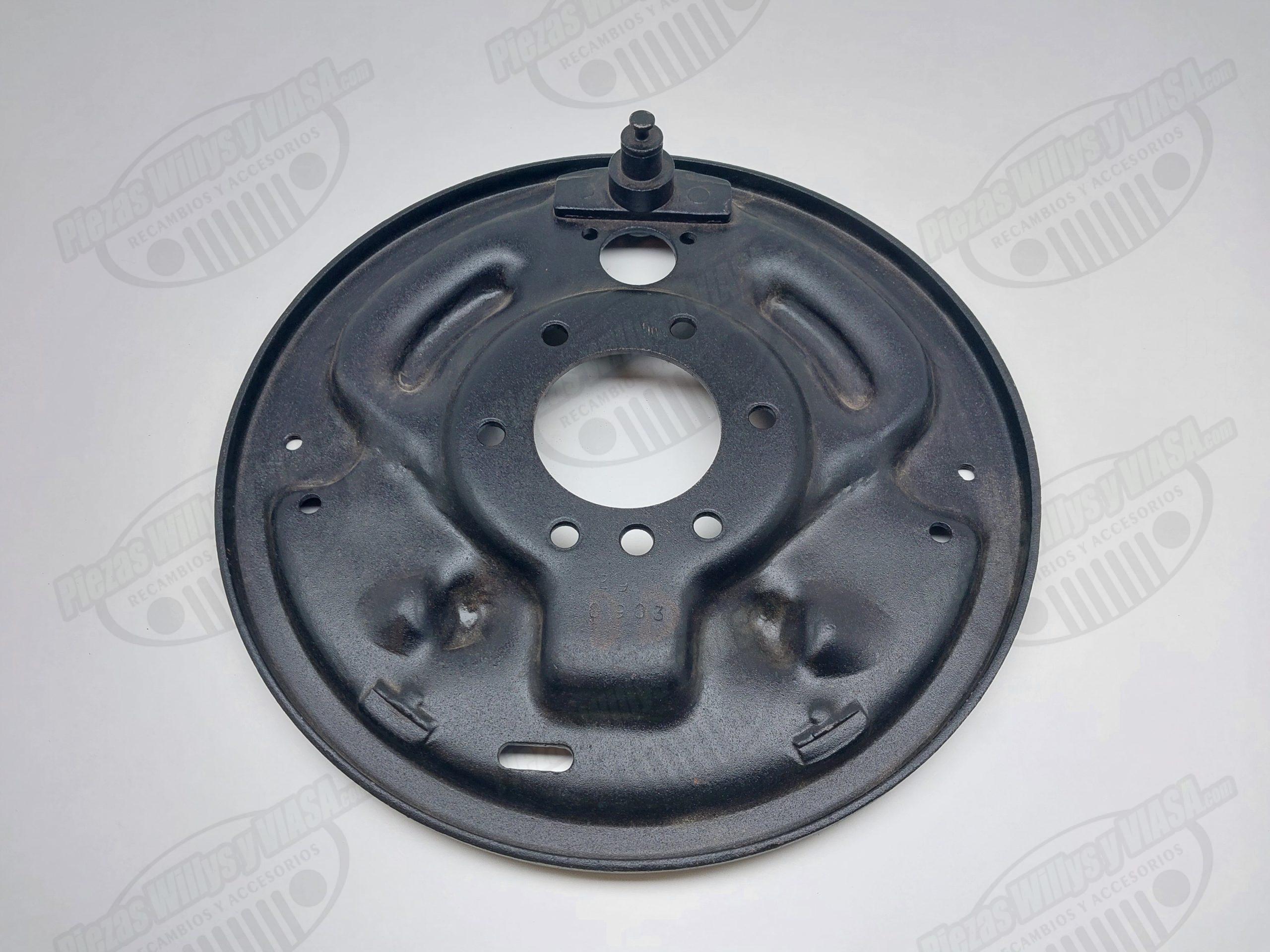 plato de freno trasero derecho