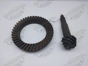 corona y piñon 43/8 eje trasero militar