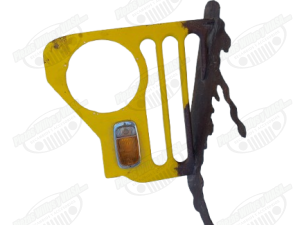 calandra jeep cj3b adorno modelo grieta pared