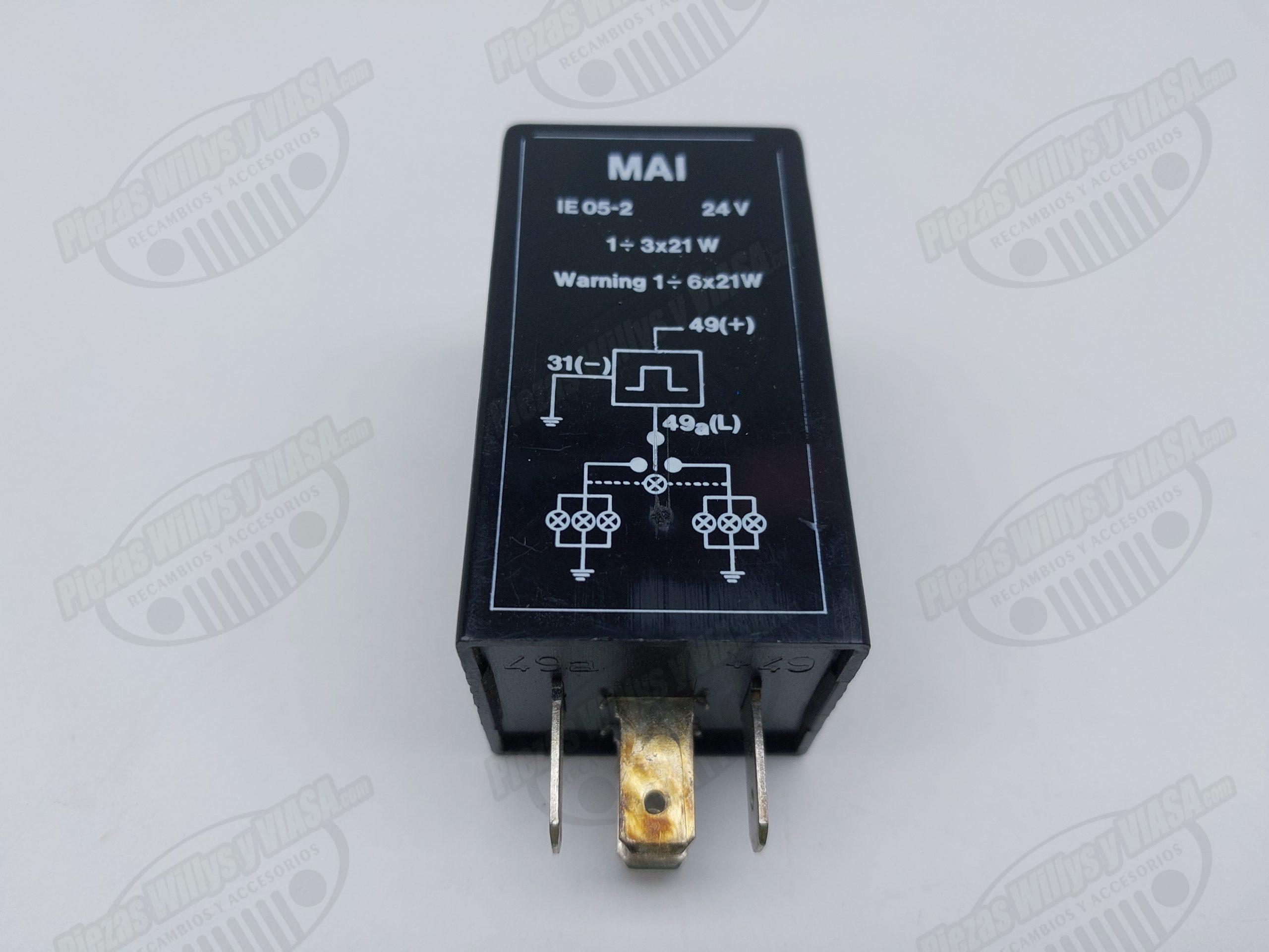 rele intermitencias 24 voltios 4 patillas mai