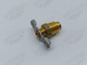 llave vaciado agua motor go devil y hurricane