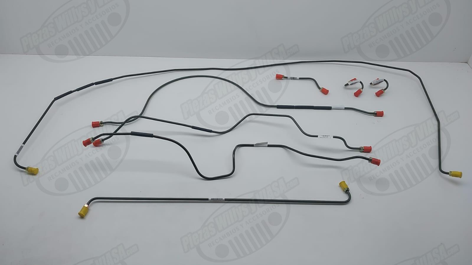 kit tuberias completas de freno mb y mb-cj3b