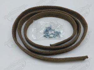 correa parte superior de la calandra