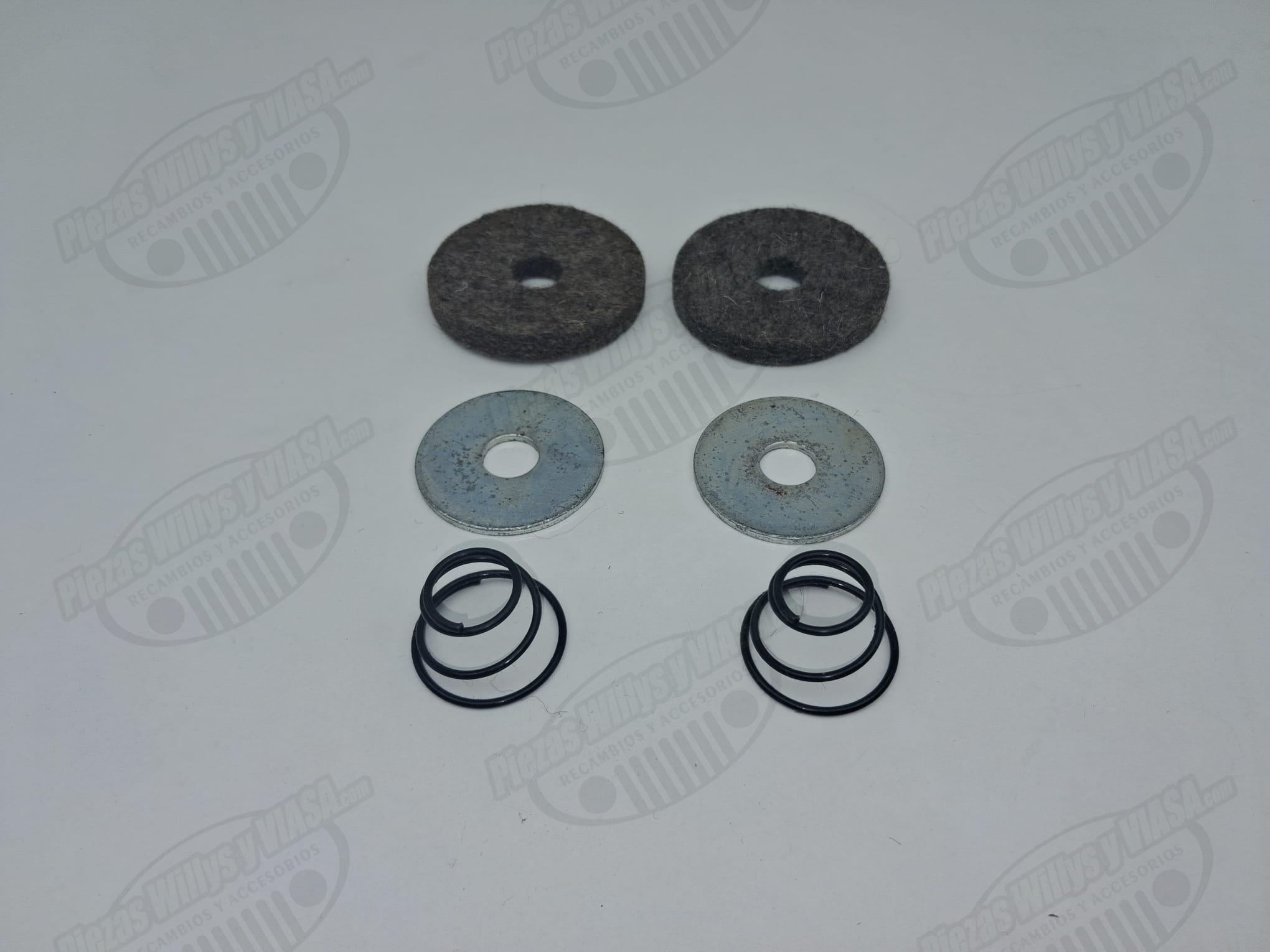 juego fieltros muelles pedales embrague y freno