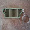 llavero calandra jeep willys mb slat grill verde