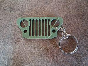 llavero calandra jeep willys m38 verde