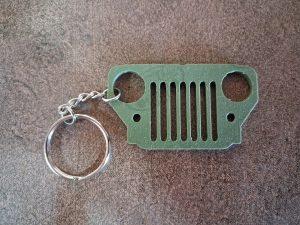 llavero calandra jeep viasa cj3b-cj6 1º serie verde