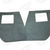 pareja lonas de puerta para jeep viasa cj3b militar