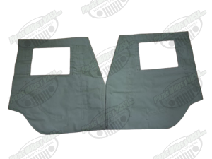 pareja lonas de puerta para jeep viasa cj3b militar