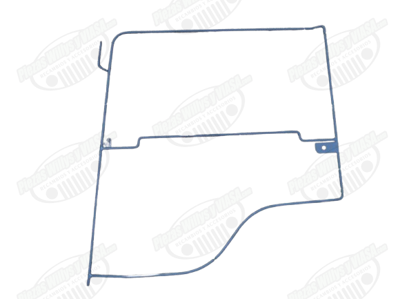 estructura de puerta derecha para jeep viasa cj3b civil