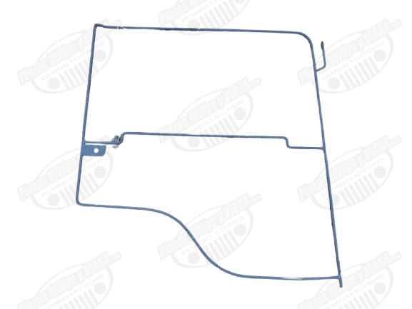 estructura de puerta izquierda para jeep viasa cj3b civil