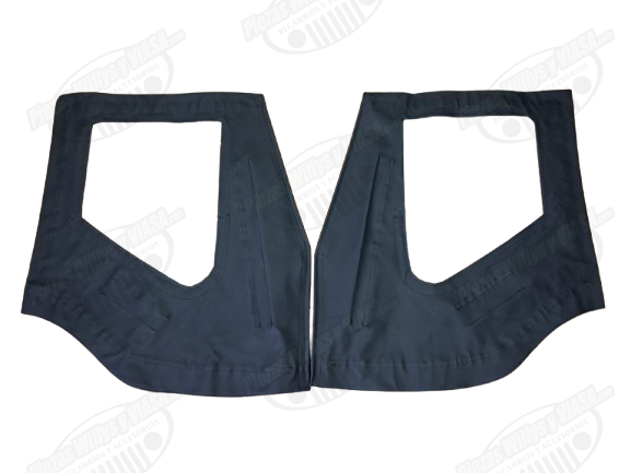 pareja lonas de puerta para jeep viasa cj6 civil