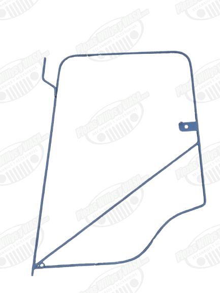 estructura de puerta derecha para jeep viasa cj6 civil y militar