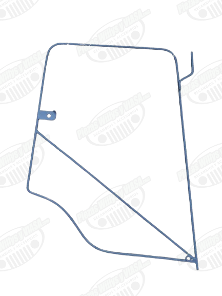 estructura de puerta izquierda para jeep viasa cj6 civil y militar