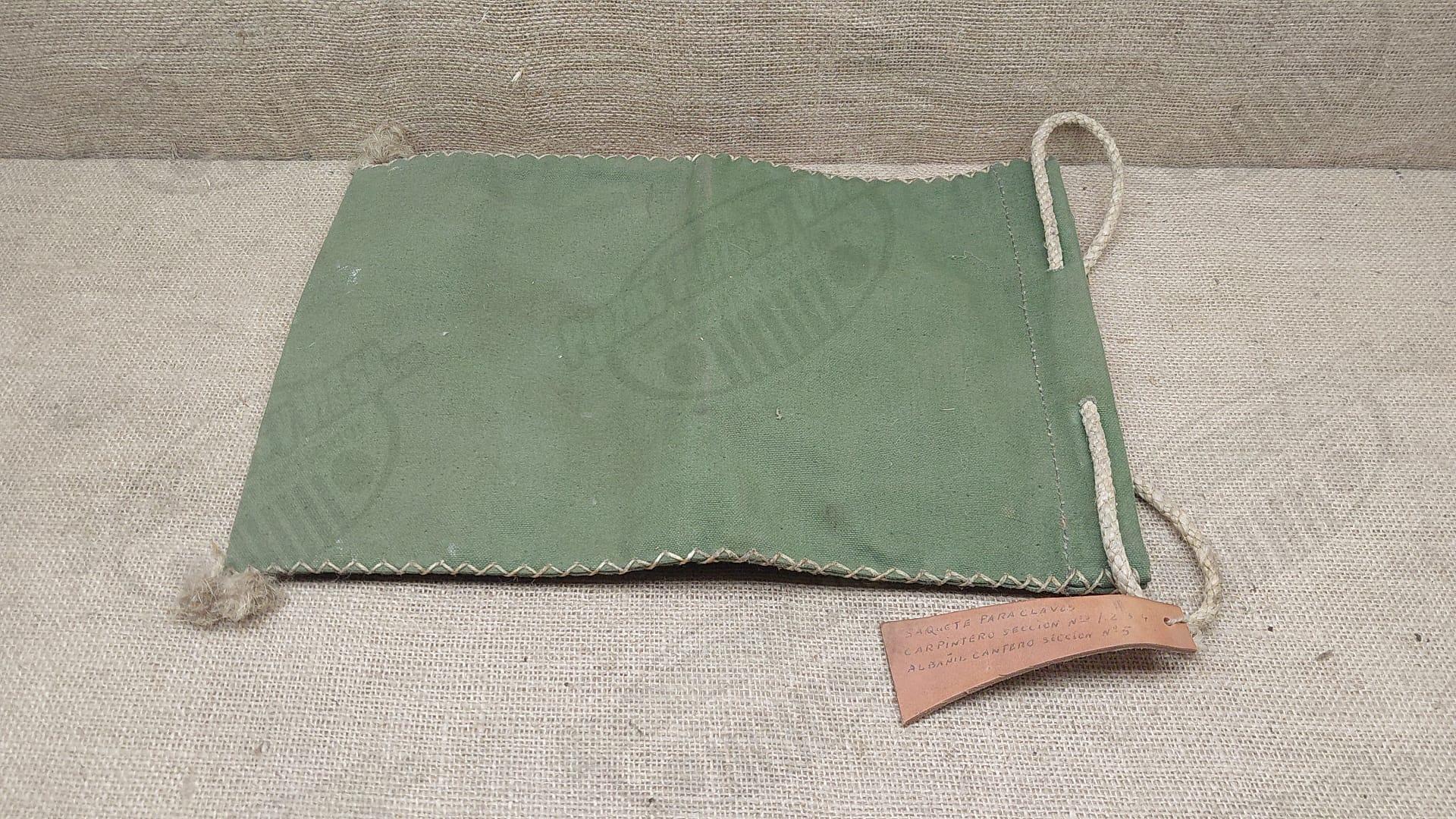 bolsa clavos de carpintero antigua