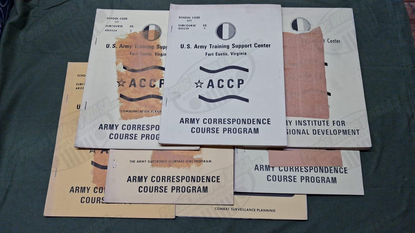 lote 12 libros curso por correspondencia