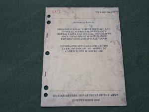 generator set, gasoline driven