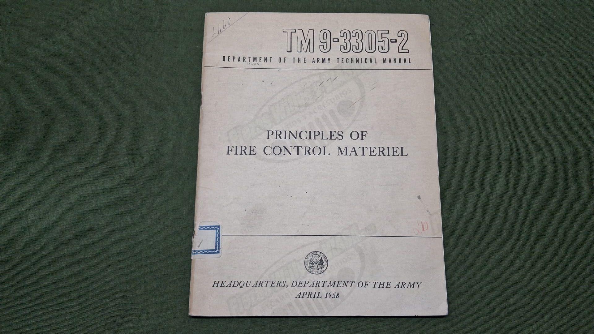 principles of fire control materiel