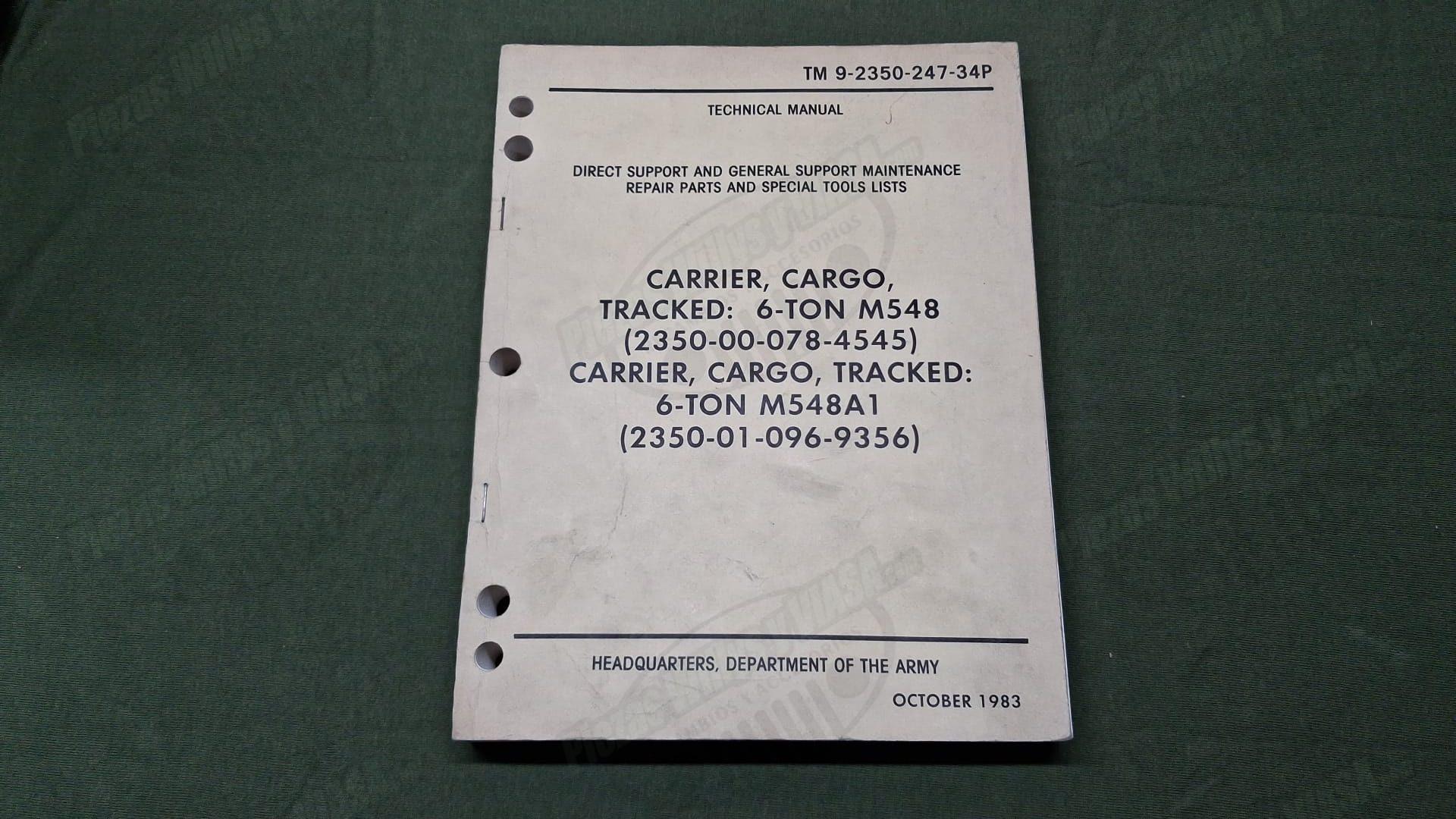 carrier cargo tracked 6 ton m548