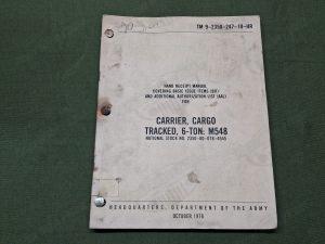 carrier cargo tracked 6 ton m548