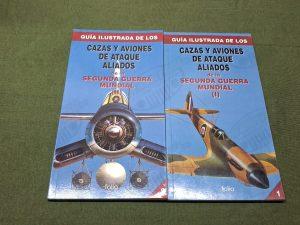 lote 2 libros cazas y aviones de la ww2