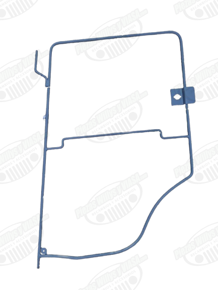 estructura de puerta derecha para jeep viasa cj3b militar