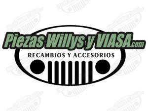 estructura de puerta izquierda para jeep viasa cj3b militar