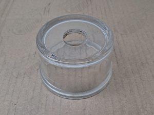 cazoleta cristal tipo vaso para filtro de combustible