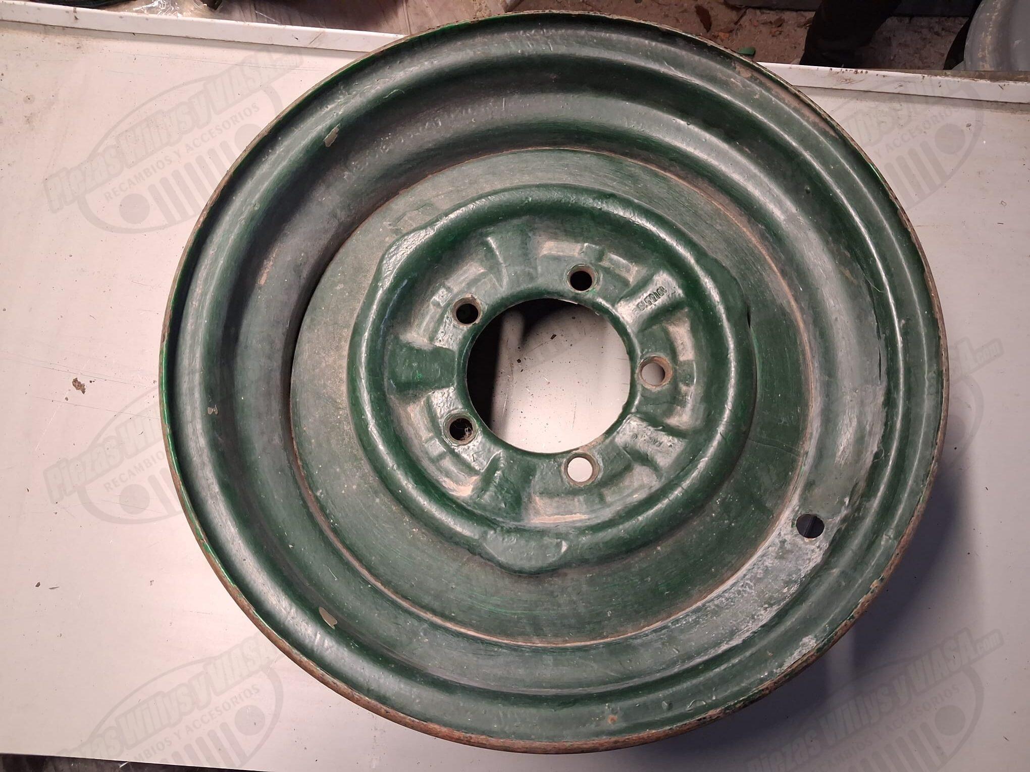 llanta jeep viasa 16 x 5,5 pulgadas militar con refuerzo entre taladros