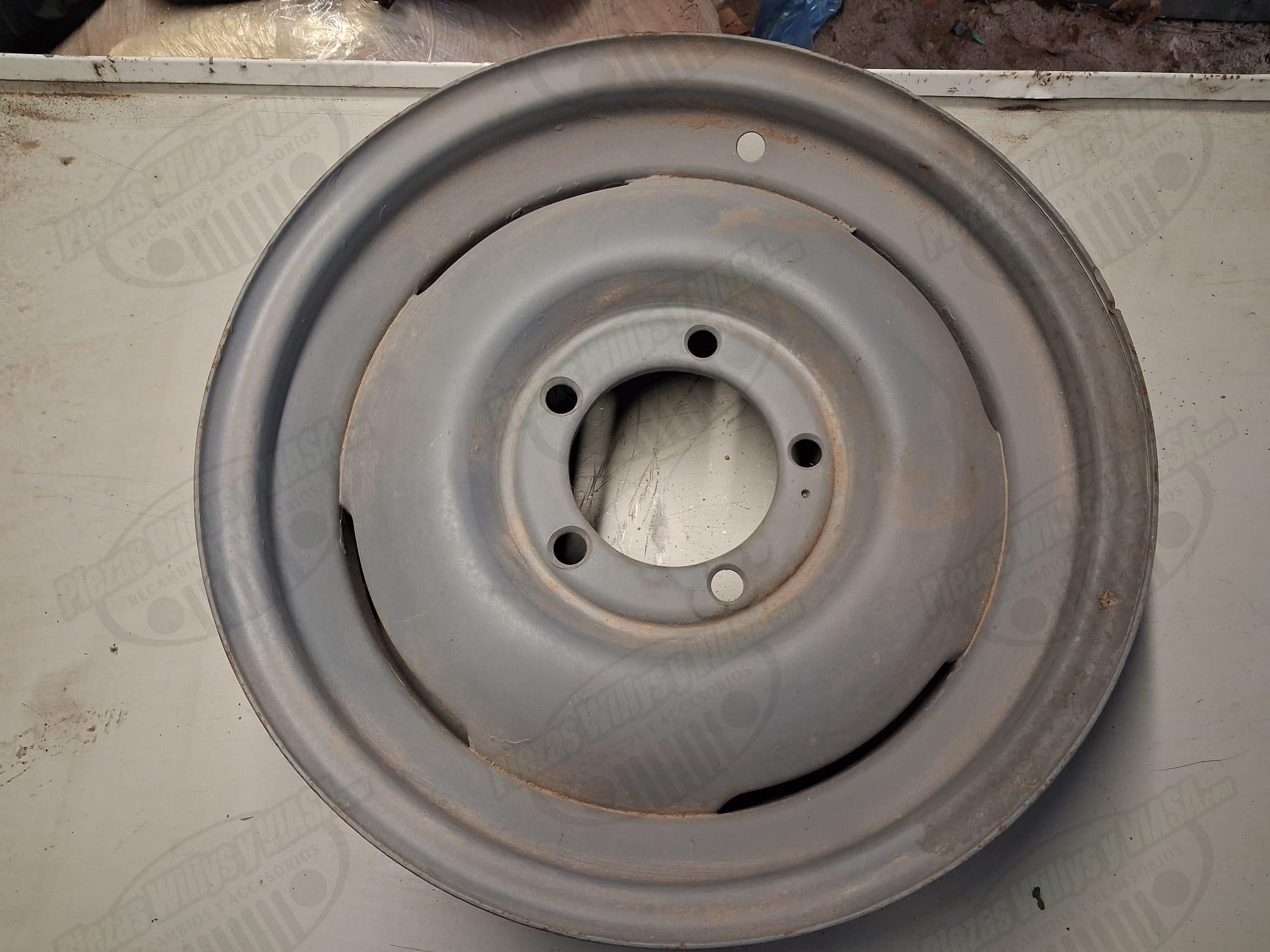 llanta jeep willys 16 x 4,5 pulgadas original de cj3a-m38