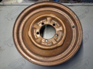 llanta jeep viasa 16 x 4,5 pulgadas con refuerzo entre taladros