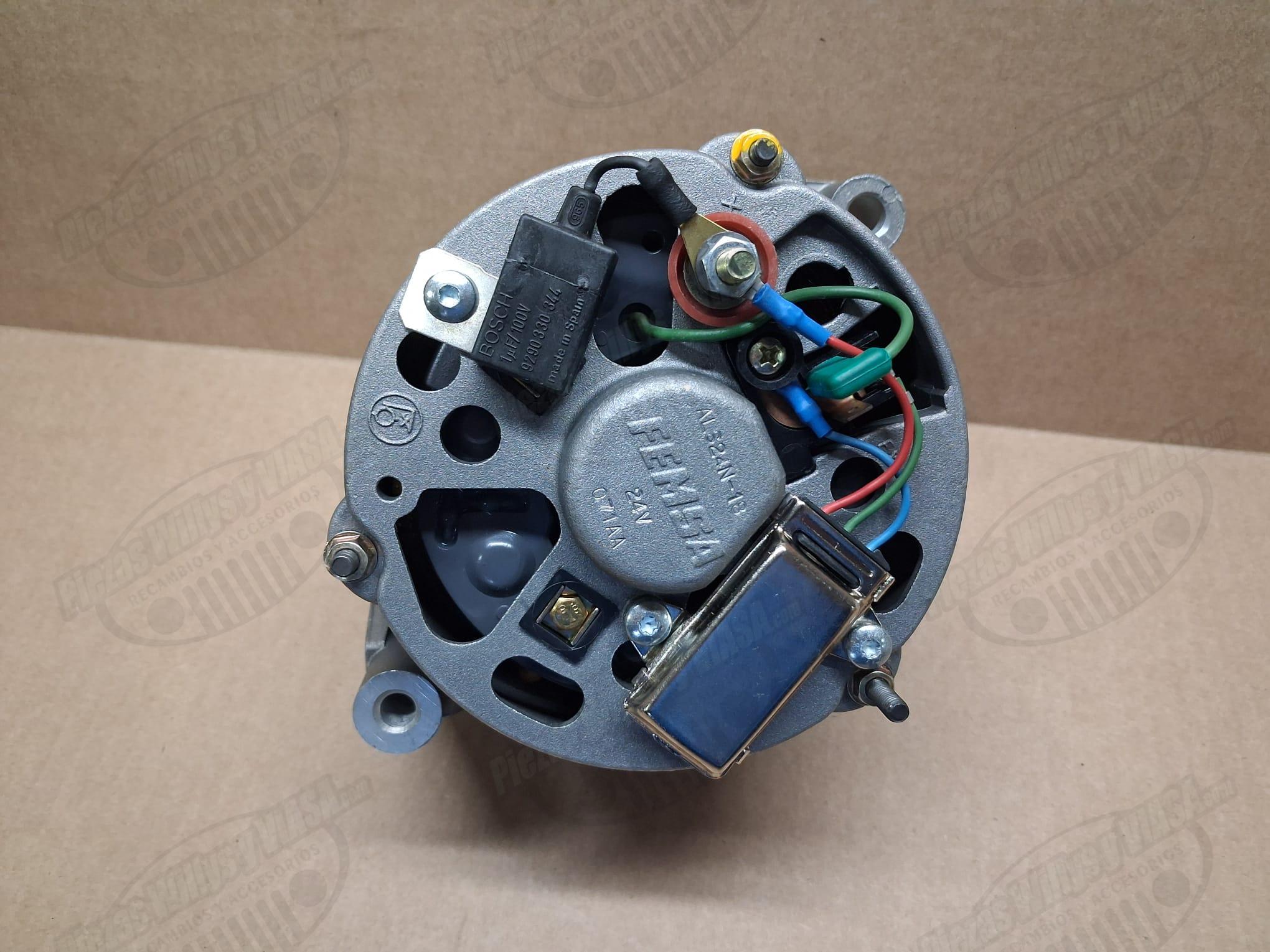 alternador 24 voltios con regulador incorporado